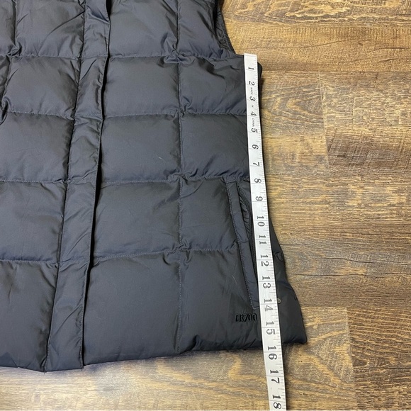 Eddie Bauer Premium Goose Down Puffer Vest Womens Small EB700 Black Zip Snap - Picture 5 of 10